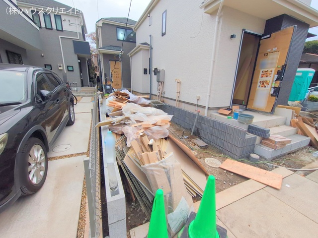 千葉県市川市本北方1丁目の新築戸建て外構写真 2025年11月24日撮影