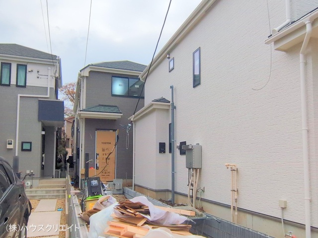 千葉県市川市本北方1丁目の新築戸建て外構写真 2025年11月24日撮影