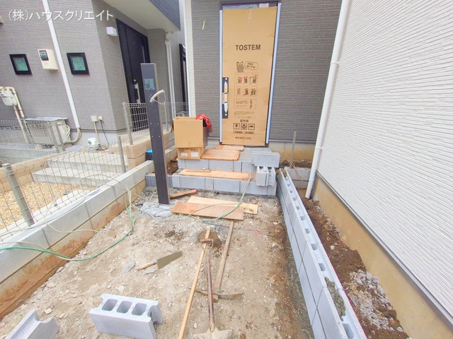 千葉県市川市本北方1丁目の新築戸建て外構写真 2025年11月24日撮影