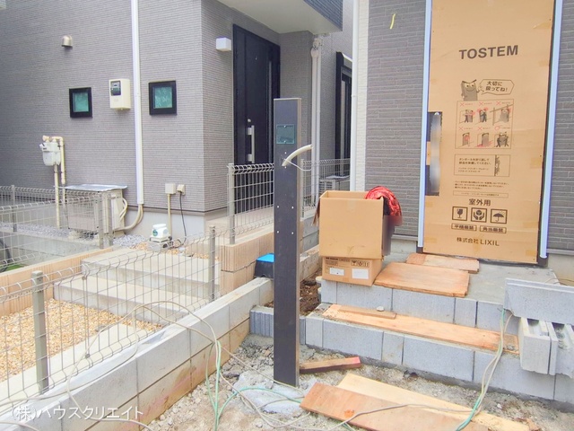 千葉県市川市本北方1丁目の新築戸建て外構写真 2025年11月24日撮影