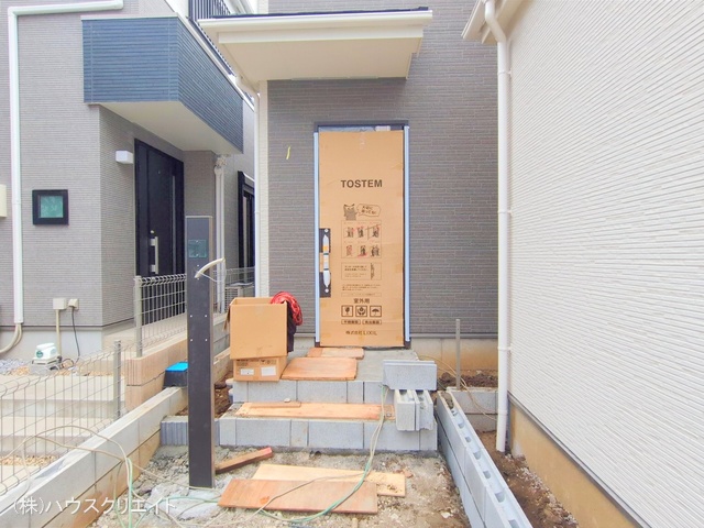 千葉県市川市本北方1丁目の新築戸建て外構写真 2025年11月24日撮影