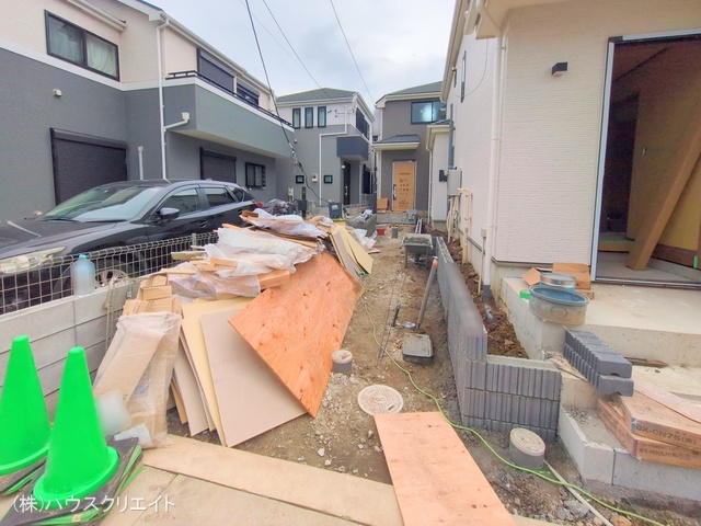 千葉県市川市本北方1丁目の新築戸建て外構写真 2025年11月24日撮影