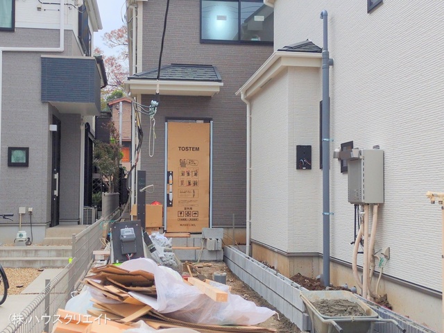 千葉県市川市本北方1丁目の新築戸建て外構写真 2025年11月24日撮影