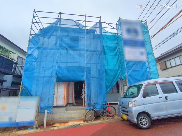 千葉県柏市十余二の新築戸建てシート写真 2025年7月31日撮影