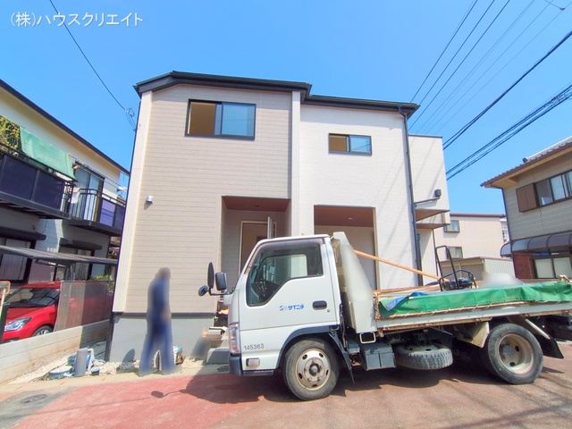 千葉県柏市十余二の新築戸建て外構写真 2025年8月26日撮影