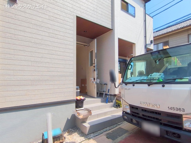 千葉県柏市十余二の新築戸建て外構写真 2025年8月26日撮影