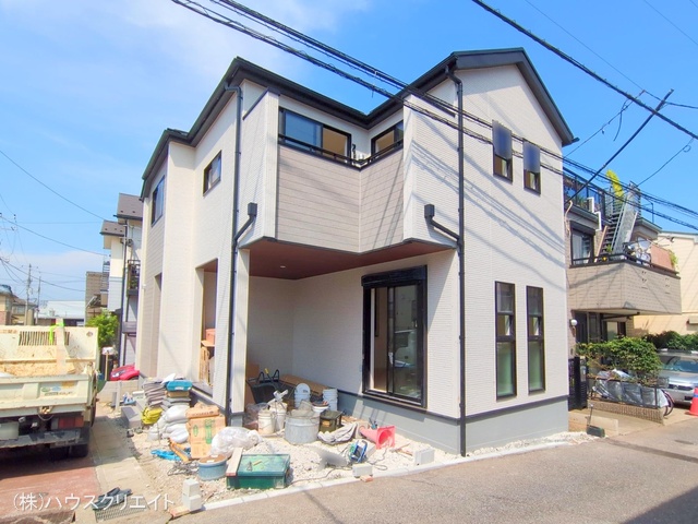 千葉県柏市十余二の新築戸建て外構写真 2025年8月26日撮影