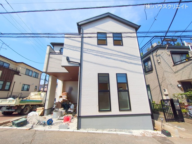 千葉県柏市十余二の新築戸建て外構写真 2025年8月26日撮影