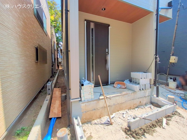 千葉県船橋市宮本６丁目の新築戸建て外構写真 2025年8月20日撮影