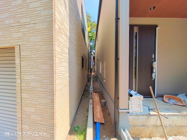 千葉県船橋市宮本６丁目の新築戸建て外構写真 2025年8月20日撮影