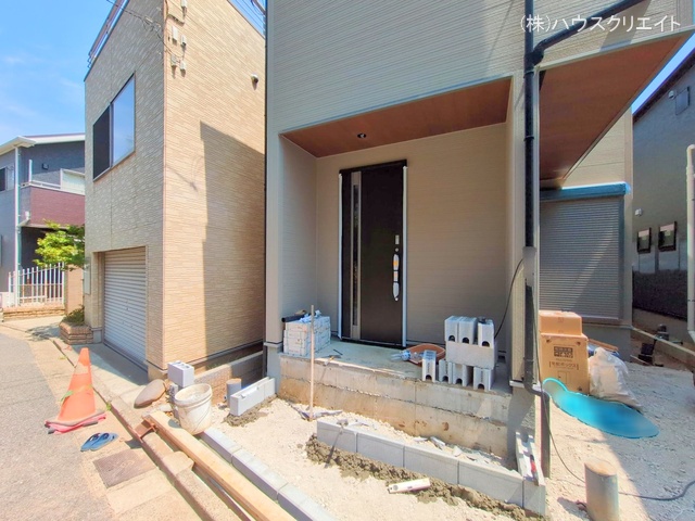 千葉県船橋市宮本６丁目の新築戸建て外構写真 2025年8月20日撮影