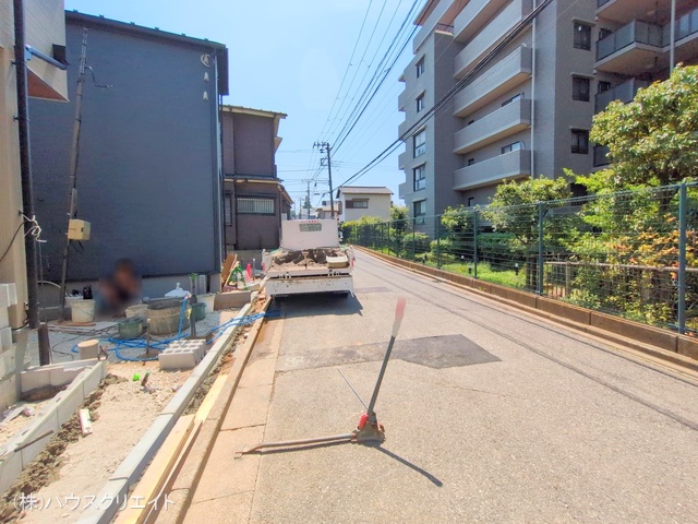 千葉県船橋市宮本６丁目の新築戸建て外構写真 2025年8月20日撮影