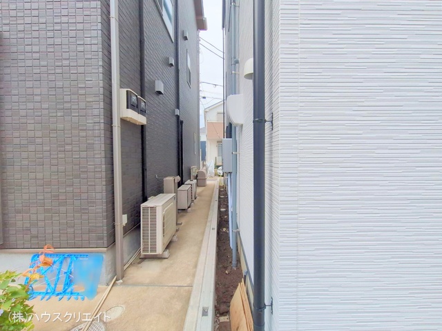 千葉県流山市流山２丁目の新築戸建て外構写真 2025年6月1日撮影