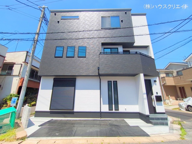 千葉県流山市流山２丁目の新築戸建て完成写真 2025年7月28日撮影