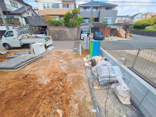 千葉県松戸市幸田1丁目の新築戸建て外構写真 2025年8月25日撮影