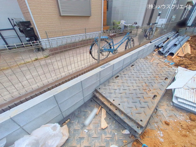 千葉県松戸市幸田1丁目の新築戸建て外構写真 2025年8月25日撮影