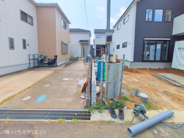 千葉県松戸市幸田1丁目の新築戸建て外構写真 2025年8月25日撮影