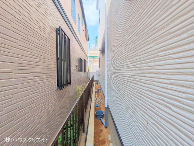 千葉県松戸市幸田1丁目の新築戸建て外構写真 2025年8月25日撮影