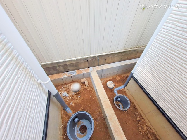 千葉県松戸市幸田1丁目の新築戸建て外構写真 2025年8月25日撮影