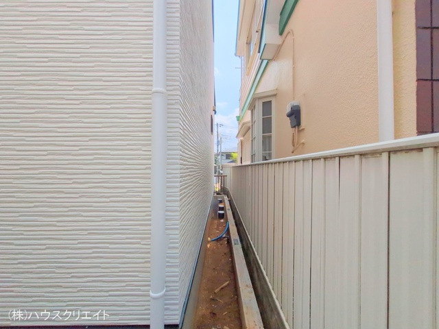 千葉県松戸市幸田1丁目の新築戸建て外構写真 2025年8月25日撮影