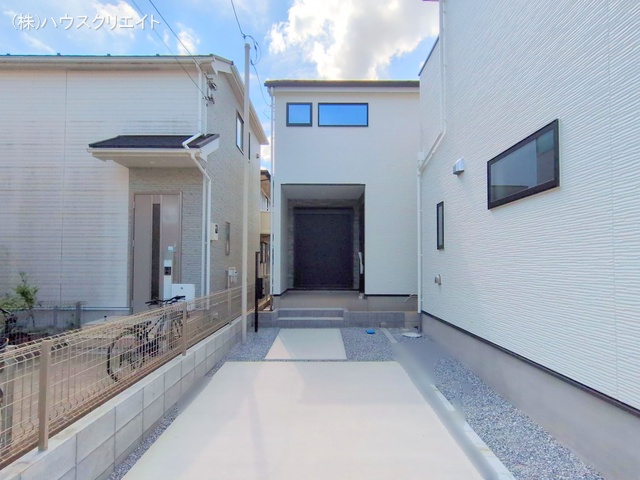 千葉県松戸市幸田1丁目の新築戸建て完成写真 2025年9月23日撮影