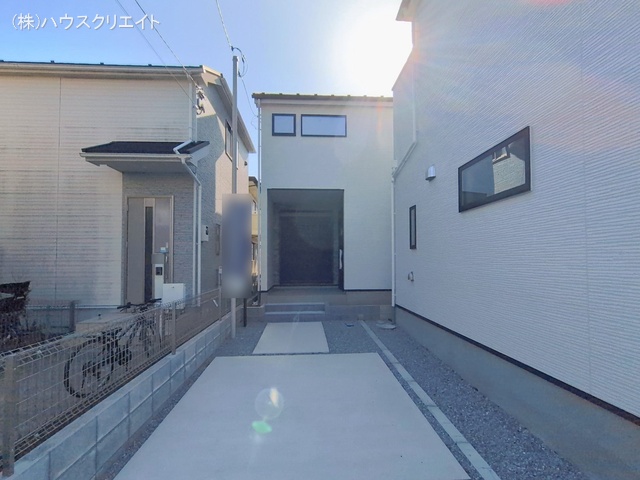 千葉県松戸市幸田1丁目の新築戸建て完成写真 2026年1月26日撮影