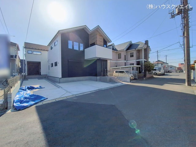 千葉県松戸市幸田1丁目の新築戸建て完成写真 2026年1月26日撮影