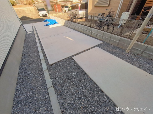 千葉県松戸市幸田1丁目の新築戸建て完成写真 2026年1月26日撮影