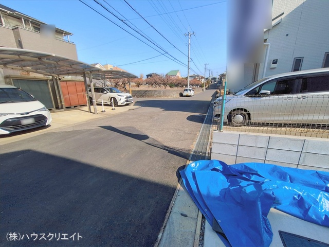 千葉県松戸市幸田1丁目の新築戸建て完成写真 2026年1月26日撮影