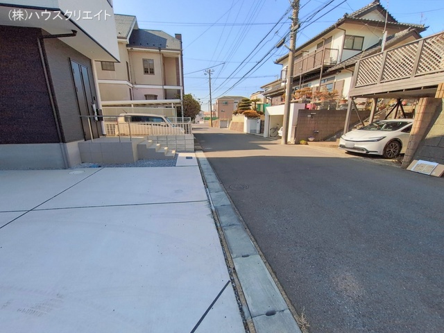 千葉県松戸市幸田1丁目の新築戸建て完成写真 2026年1月26日撮影