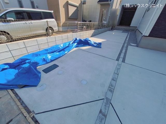 千葉県松戸市幸田1丁目の新築戸建て完成写真 2026年1月26日撮影