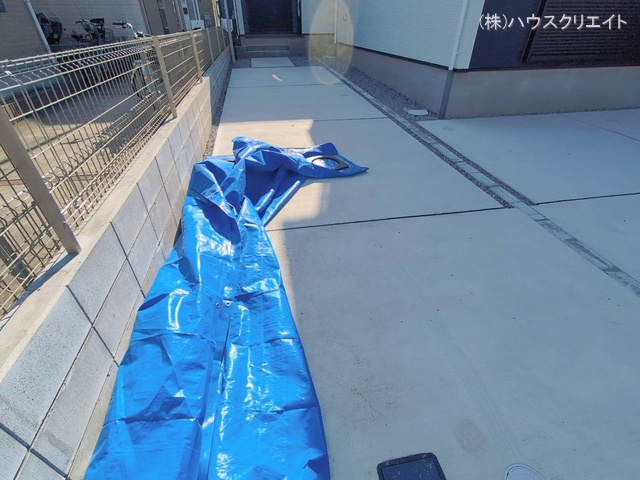 千葉県松戸市幸田1丁目の新築戸建て完成写真 2026年1月26日撮影