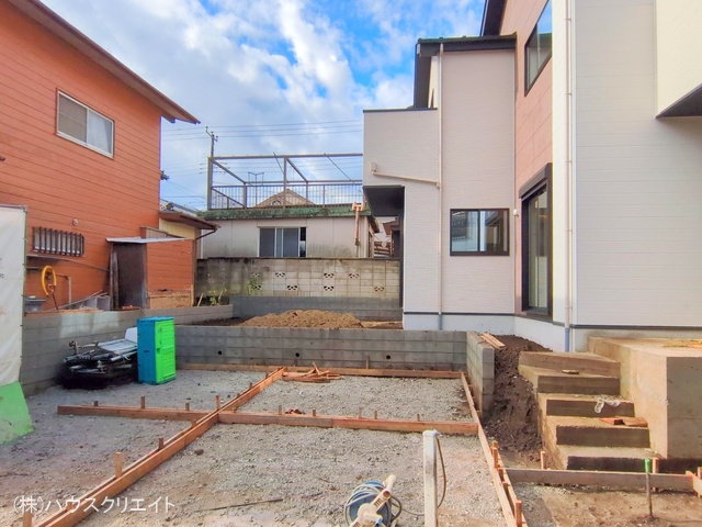 千葉県船橋市松が丘３丁目の新築戸建て外構写真 2025年10月26日撮影