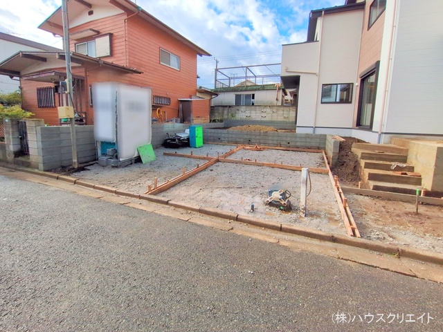 千葉県船橋市松が丘３丁目の新築戸建て外構写真 2025年10月26日撮影