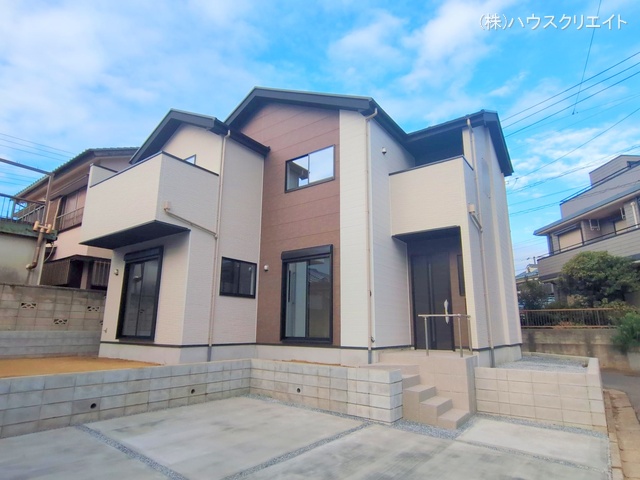 千葉県船橋市松が丘３丁目の新築戸建て完成写真 2025年11月19日撮影