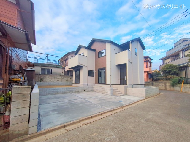 千葉県船橋市松が丘３丁目の新築戸建て完成写真 2025年11月19日撮影