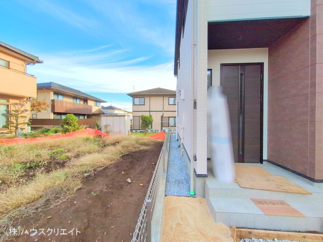 千葉県流山市江戸川台東４丁目の新築戸建て外構写真 2025年11月10日撮影