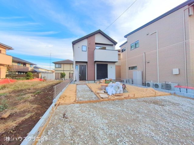 千葉県流山市江戸川台東４丁目の新築戸建て外構写真 2025年11月10日撮影