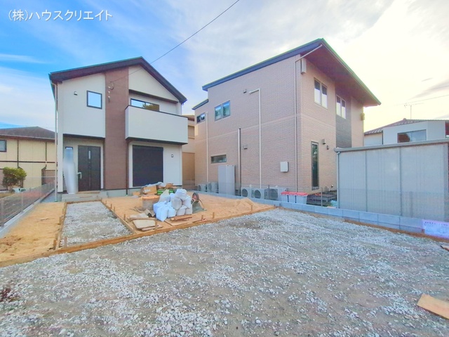 千葉県流山市江戸川台東４丁目の新築戸建て外構写真 2025年11月10日撮影