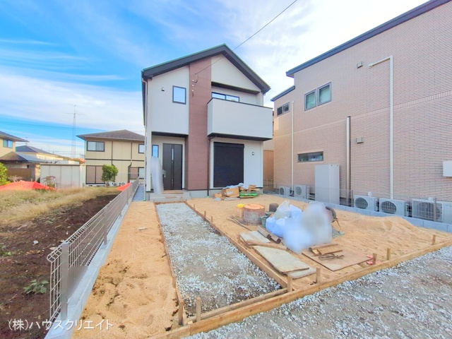 千葉県流山市江戸川台東４丁目の新築戸建て外構写真 2025年11月10日撮影