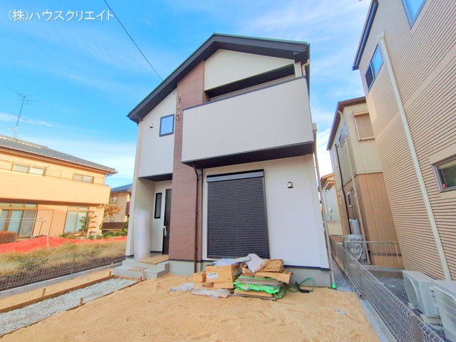 千葉県流山市江戸川台東４丁目の新築戸建て外構写真 2025年11月10日撮影