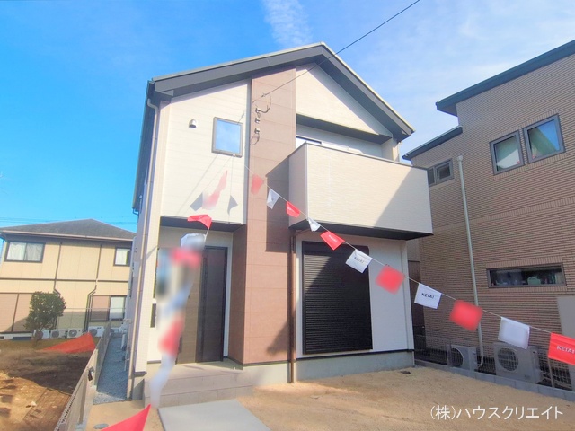 千葉県流山市江戸川台東４丁目の新築戸建て完成写真 2025年12月9日撮影