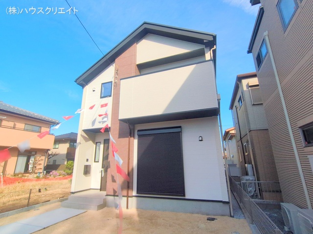 千葉県流山市江戸川台東４丁目の新築戸建て完成写真 2025年12月9日撮影