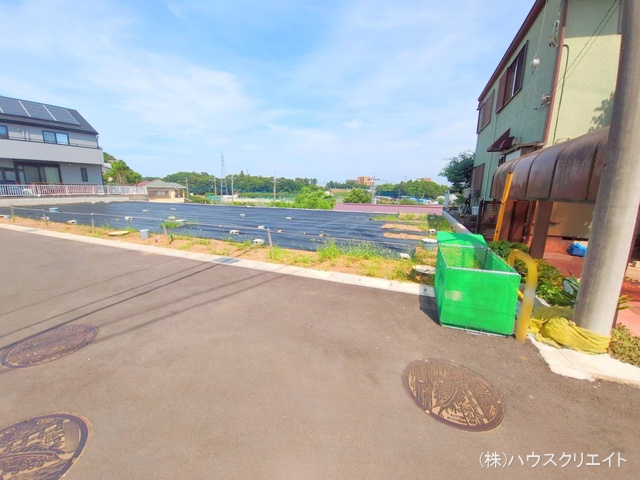 千葉県松戸市東平賀の新築戸建て更地・土地写真 2025年6月29日撮影