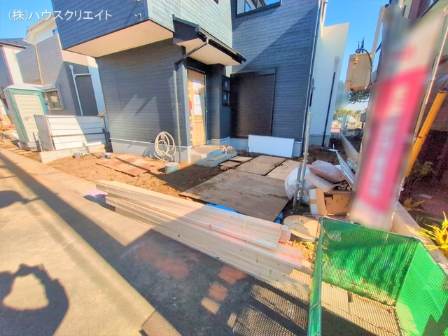 千葉県松戸市東平賀の新築戸建て外構写真 2025年11月19日撮影