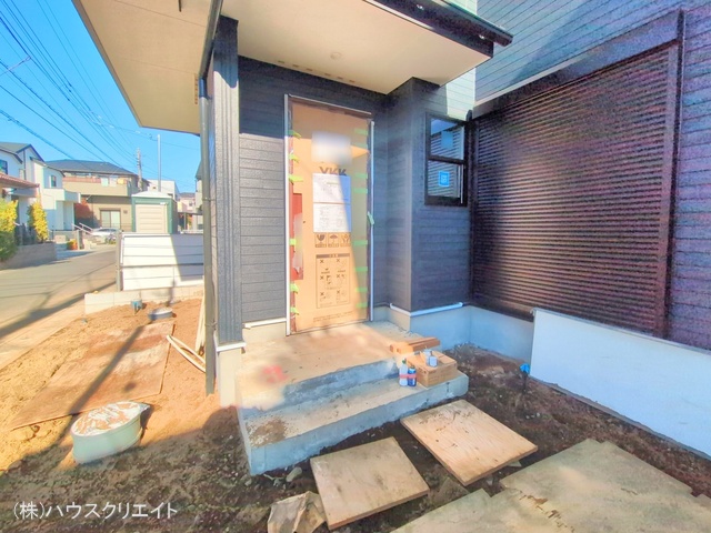 千葉県松戸市東平賀の新築戸建て外構写真 2025年11月19日撮影