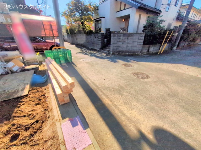 千葉県松戸市東平賀の新築戸建て外構写真 2025年11月19日撮影