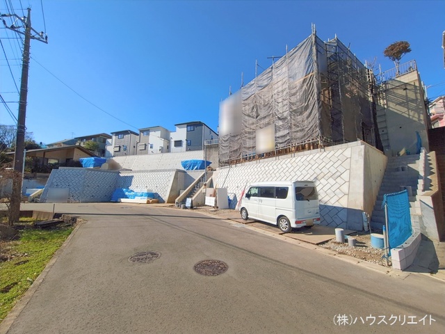 千葉県松戸市東平賀の新築戸建て上棟写真 2026年1月7日撮影
