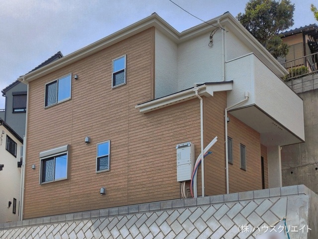 千葉県松戸市東平賀の新築戸建て外構写真 2026年4月16日撮影