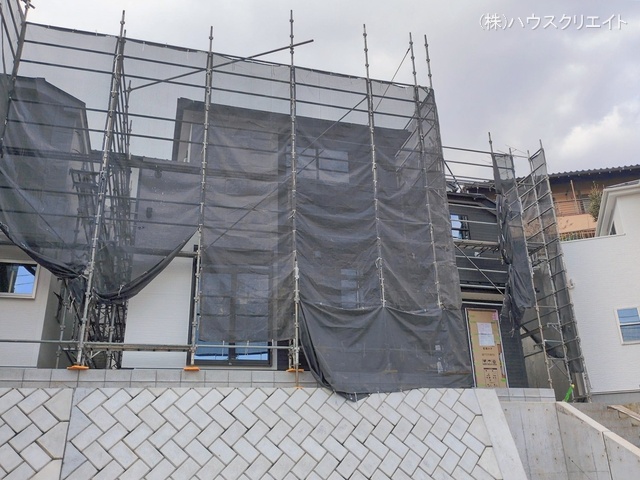千葉県松戸市東平賀の新築戸建てシート写真 2026年2月17日撮影